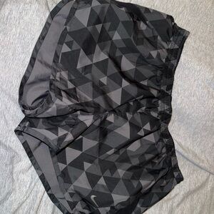 Nike Black and Gray Athletic Shorts